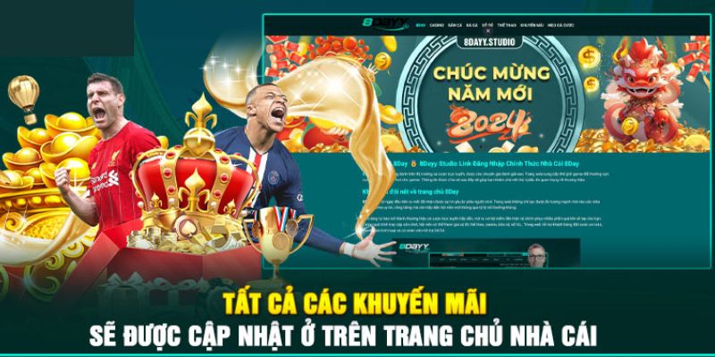 Khuyến mãi 8DAY cho sảnh slot